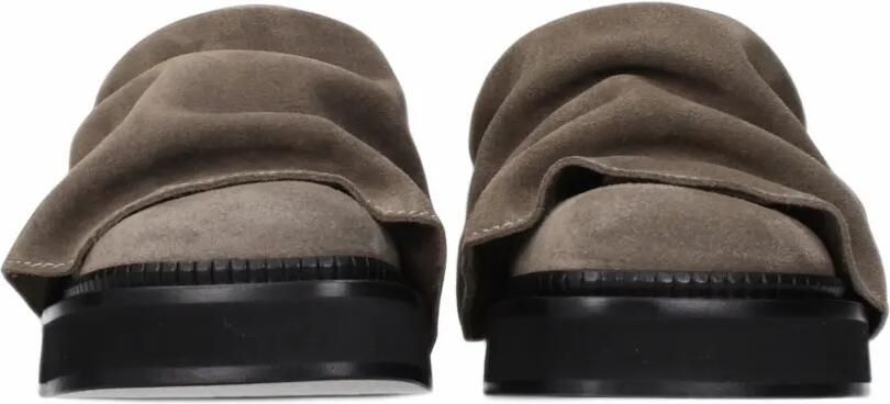 The Attico draped suede mules Bruin - Foto 2
