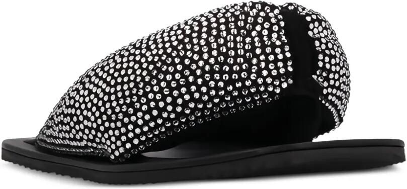 The Attico Indie Max platte sandalen Zwart - Foto 4