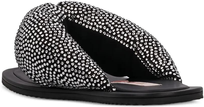 The Attico Indie Max platte sandalen Zwart - Foto 3