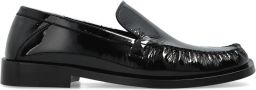 The Attico Leren loafers Zwart