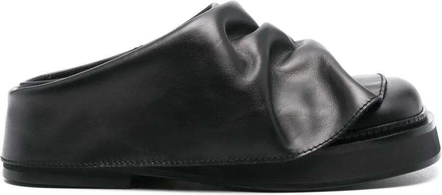 The Attico Mini Robin pantoffels Zwart