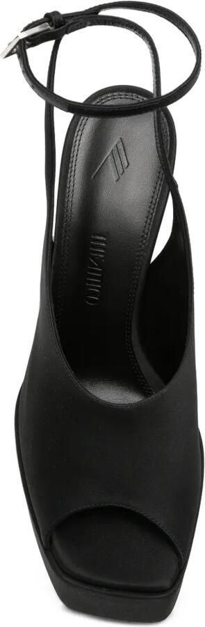The Attico Ornella sandalen met plateau Zwart - Foto 4