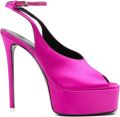 The Attico Ornella sandalen met plateau Roze - Roze