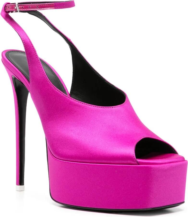 The Attico Ornella sandalen met plateau Roze - Foto 2
