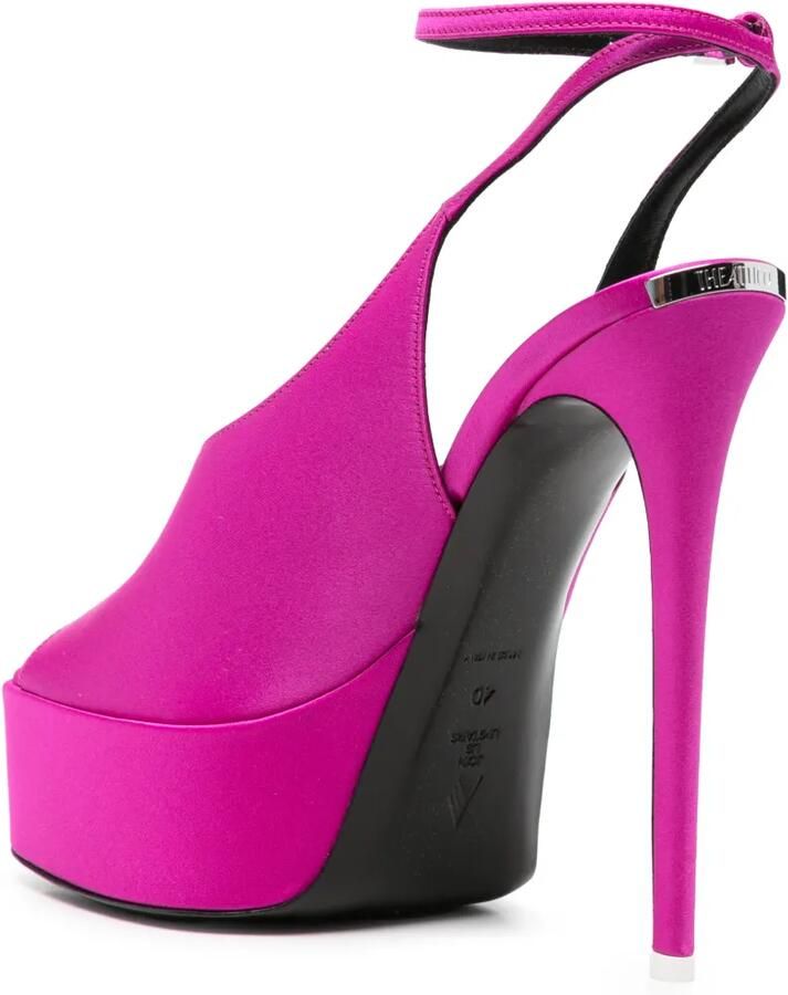 The Attico Ornella sandalen met plateau Roze - Foto 3