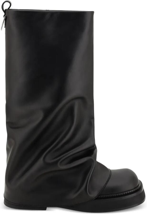 The Attico Robin combat boots Zwart