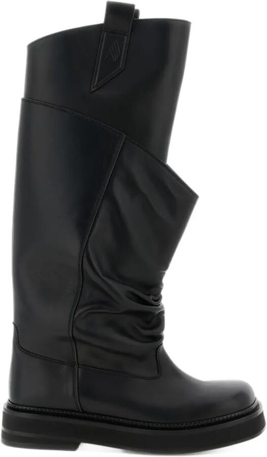 The Attico Robin Passeggiata overknee laarzen Zwart