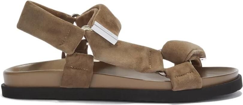 The Attico Salinas platte sandalen Beige
