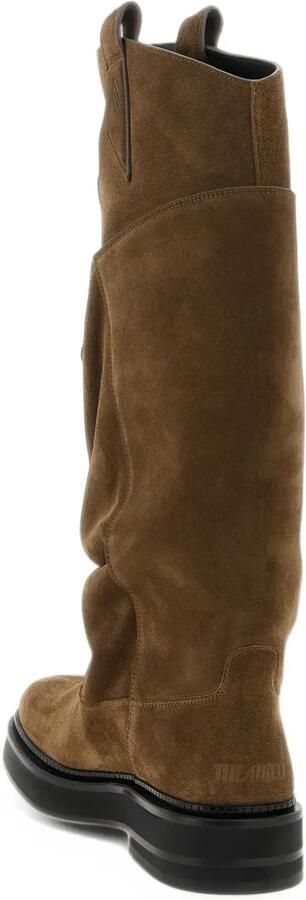The Attico Suede overknee laarzen Bruin - Foto 4