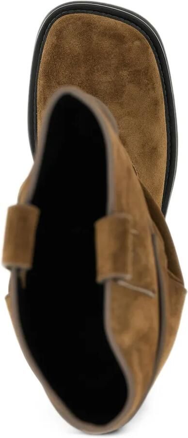The Attico Suede overknee laarzen Bruin - Foto 2