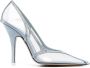 The Attico Venus 105 pumps met kristallen Beige - Thumbnail 1