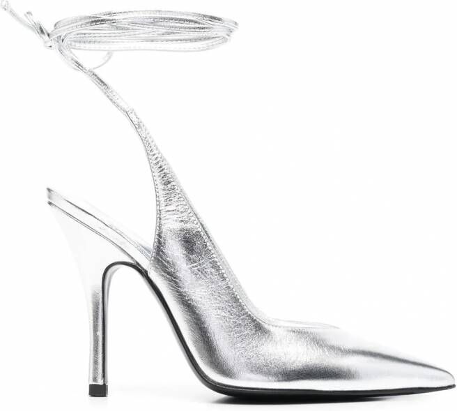 The Attico Venus pumps Zilver