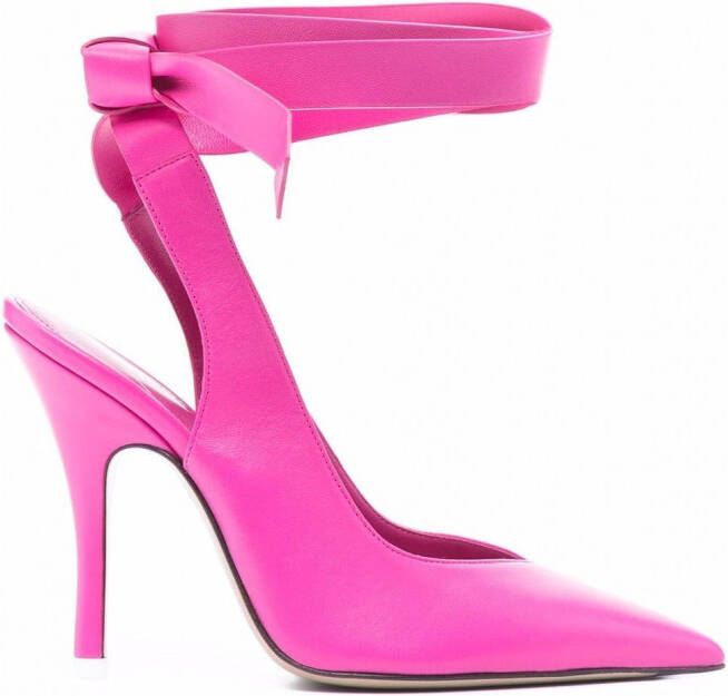 The Attico Venus slingback pumps Roze