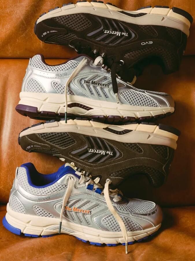 The Mercer Brand The Re-Run Evo sneakers Zilver - Foto 2