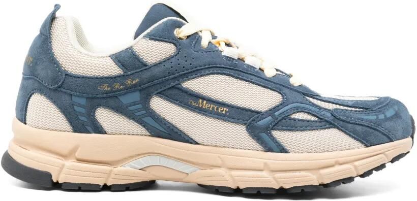 The Mercer Brand The Re-Run panelled sneakers Blauw