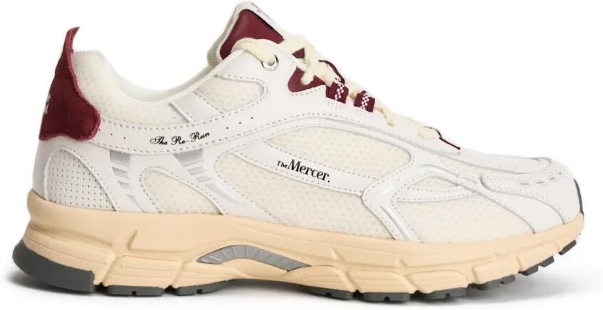The Mercer Brand The Re-Run sneakers met vlakken Beige