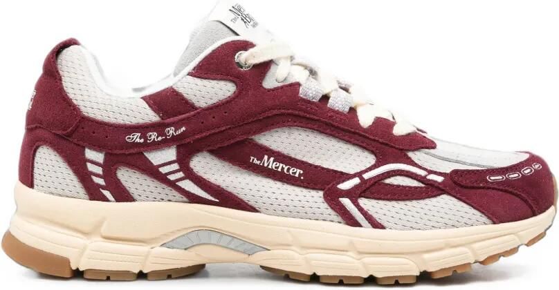 The Mercer Brand The Re-Run sneakers met vlakken Rood
