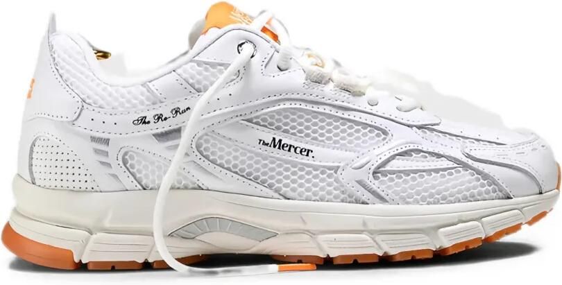 The Mercer Brand The Re-Run sneakers met vlakken Wit