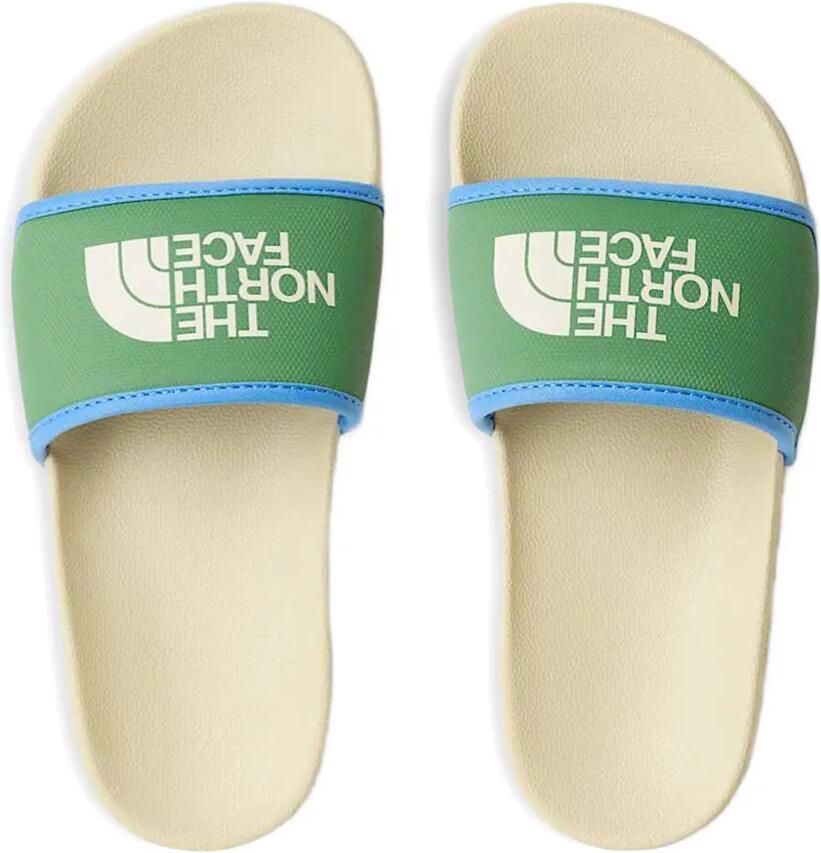 The North Face Kids Base Camp III slippers met logoprint Groen - Foto 2
