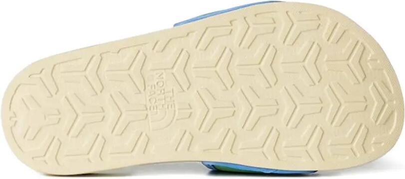The North Face Kids Base Camp III slippers met logoprint Groen - Foto 3