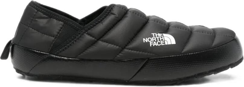The North Face Thermoball Traction gewatteerde sneakers met logoprint Zwart