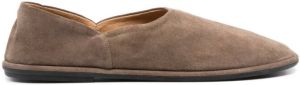 The Row Carlo suède loafers Grijs