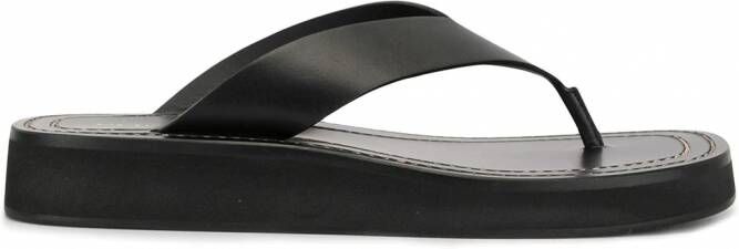 The Row Ginza slippers Zwart