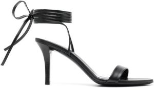 The Row Leren sandalen Zwart