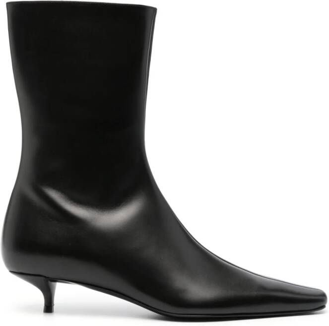 The Row Shrimpton leren laarzen Zwart