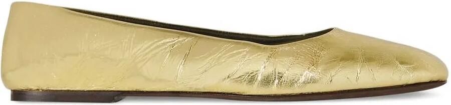 The Row Ballerina's met metallic-effect Goud
