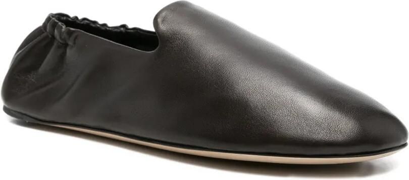 The Row Casa slippers met elastische hak Bruin - Foto 4
