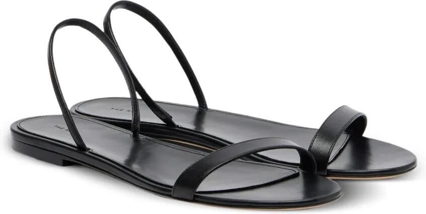 The Row Ella platte sandalen Zwart - Foto 3
