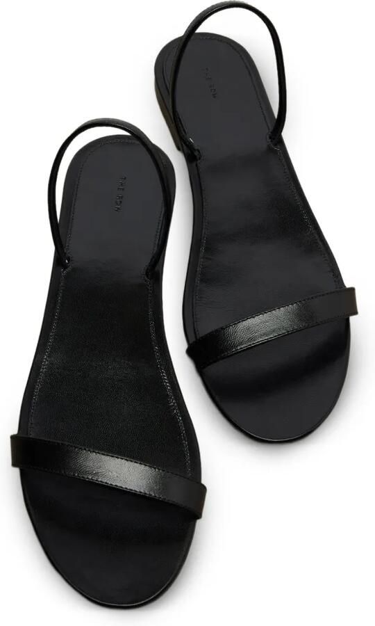 The Row Ella platte sandalen Zwart - Foto 2