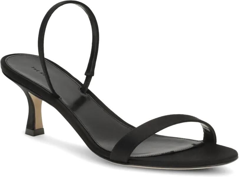The Row Ella slingback sandalen met hak Zwart - Foto 2