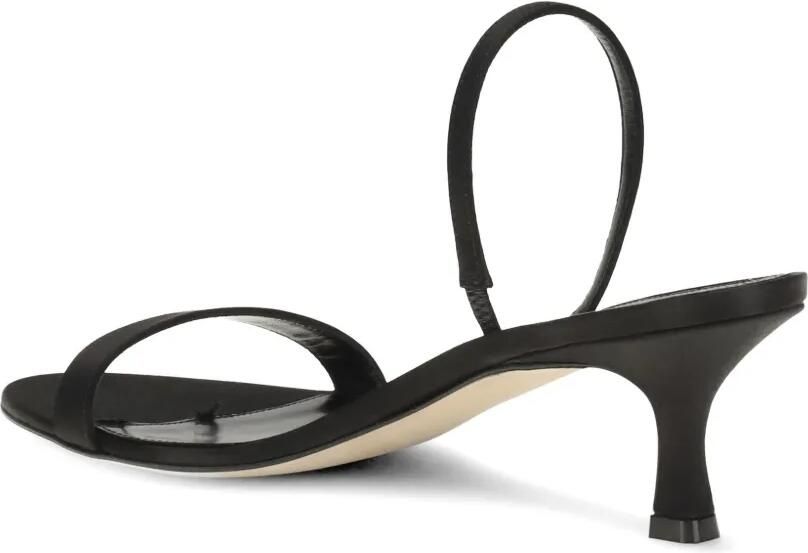 The Row Ella slingback sandalen met hak Zwart - Foto 3