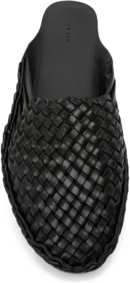 The Row Geweven slip-on schoenen Zwart - Foto 2