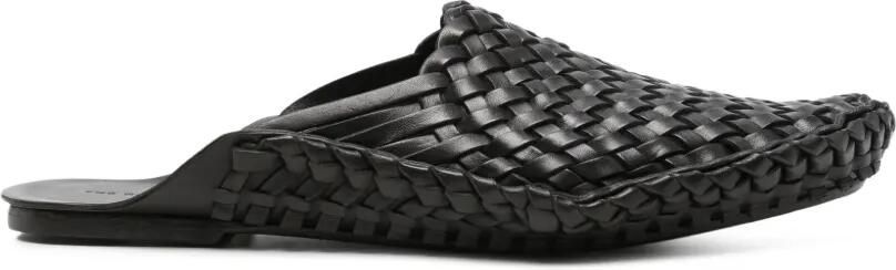 The Row Geweven slip-on schoenen Zwart - Foto 4