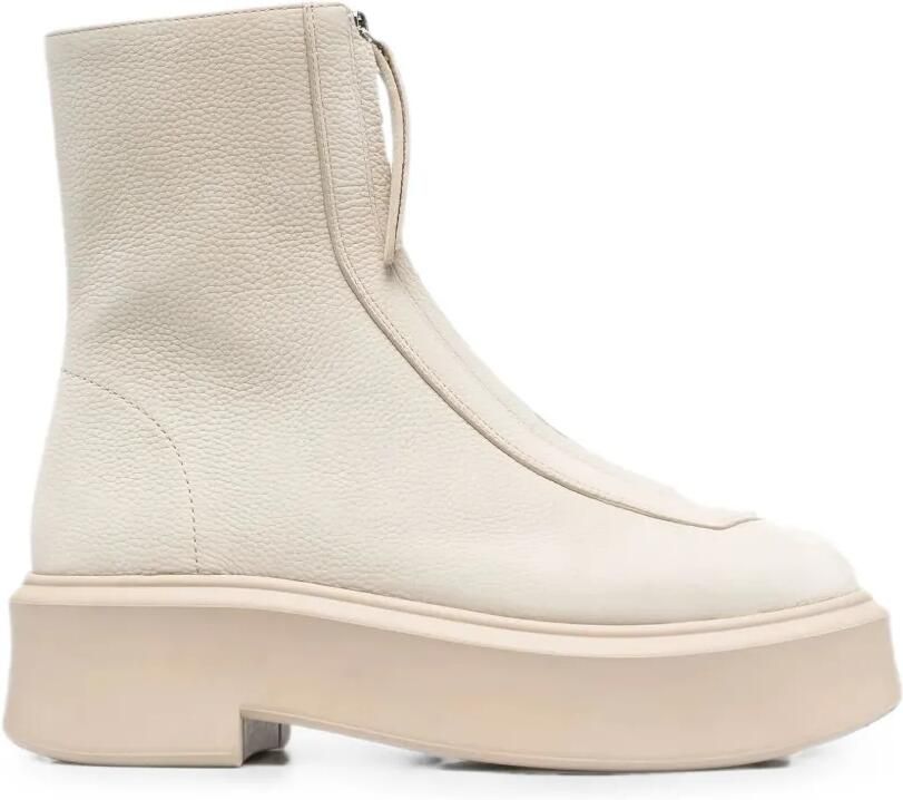 The Row Laarzen met ritssluiting Beige