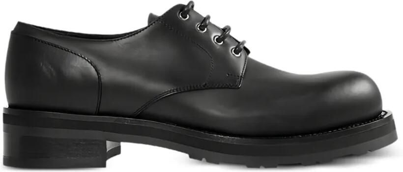 The Row Leren Derby schoenen Zwart