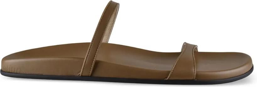 The Row Leren sandalen met bandjes Bruin