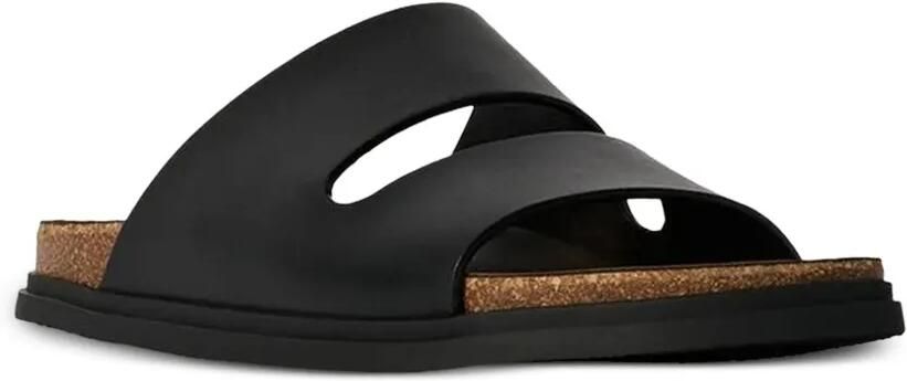 The Row Leren sandalen met bandjes Zwart