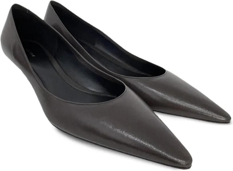 The Row Liisa Kitten Two pumps Bruin - Foto 4