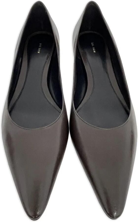 The Row Liisa Kitten Two pumps Bruin - Foto 3