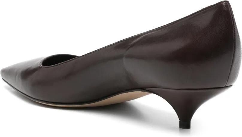 The Row Liisa leren pumps met puntige neus Bruin - Foto 3