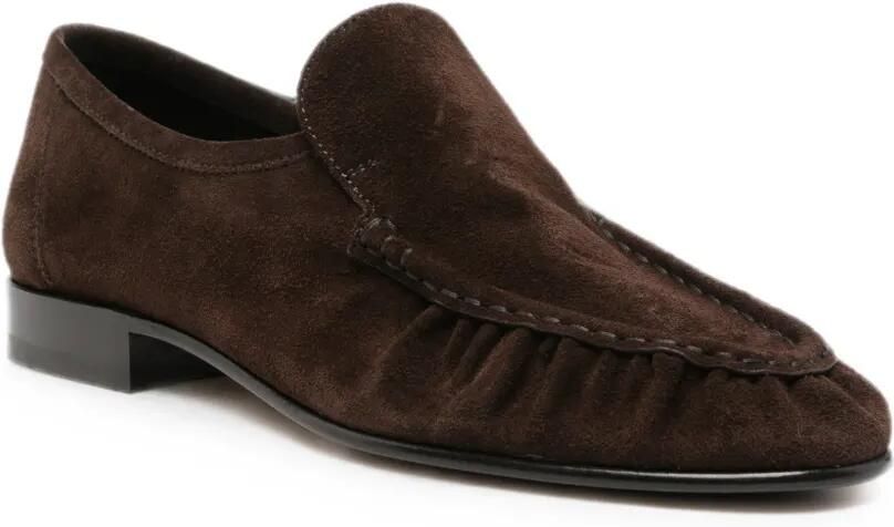 The Row Loafers met ronde neus Bruin - Foto 2