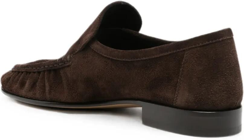 The Row Loafers met ronde neus Bruin - Foto 3
