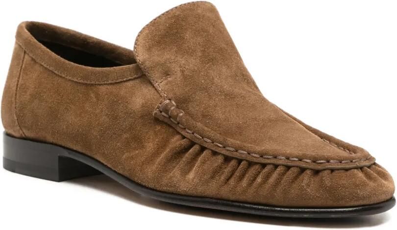The Row Loafers met ruches Bruin - Foto 2