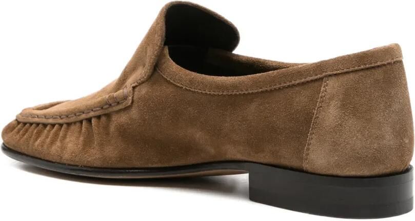 The Row Loafers met ruches Bruin - Foto 3