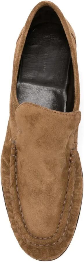 The Row Loafers met ruches Bruin - Foto 4