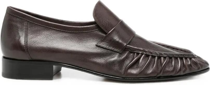 The Row Loafers met ruches Bruin
